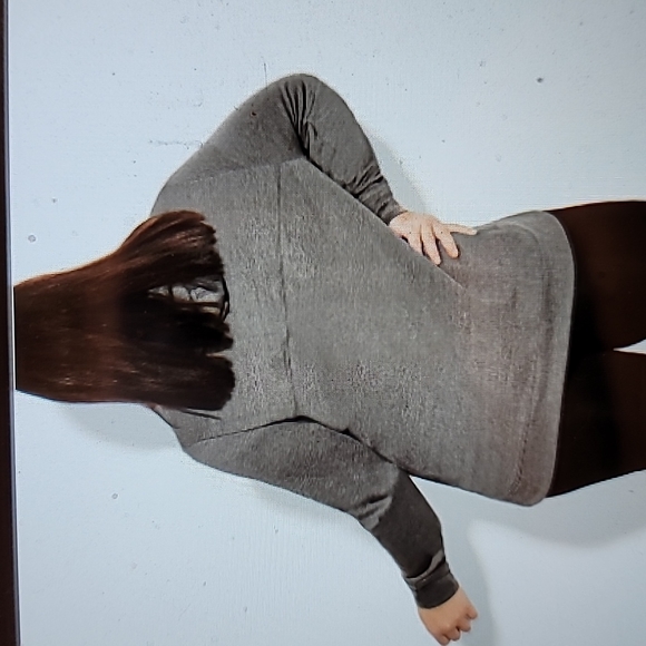 Gray Marle Sweat Top - Picture 2 of 6